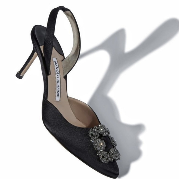 Manolo Blahnik Shoes - SOLD💔Manolo Blahnik Hangisli Slingback Pump 38.5